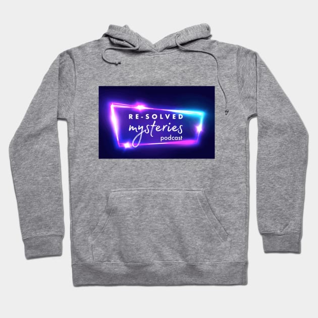 Re-Solved Mysteries Glowy AF Neon Logo Hoodie by Re-Solved Mysteries